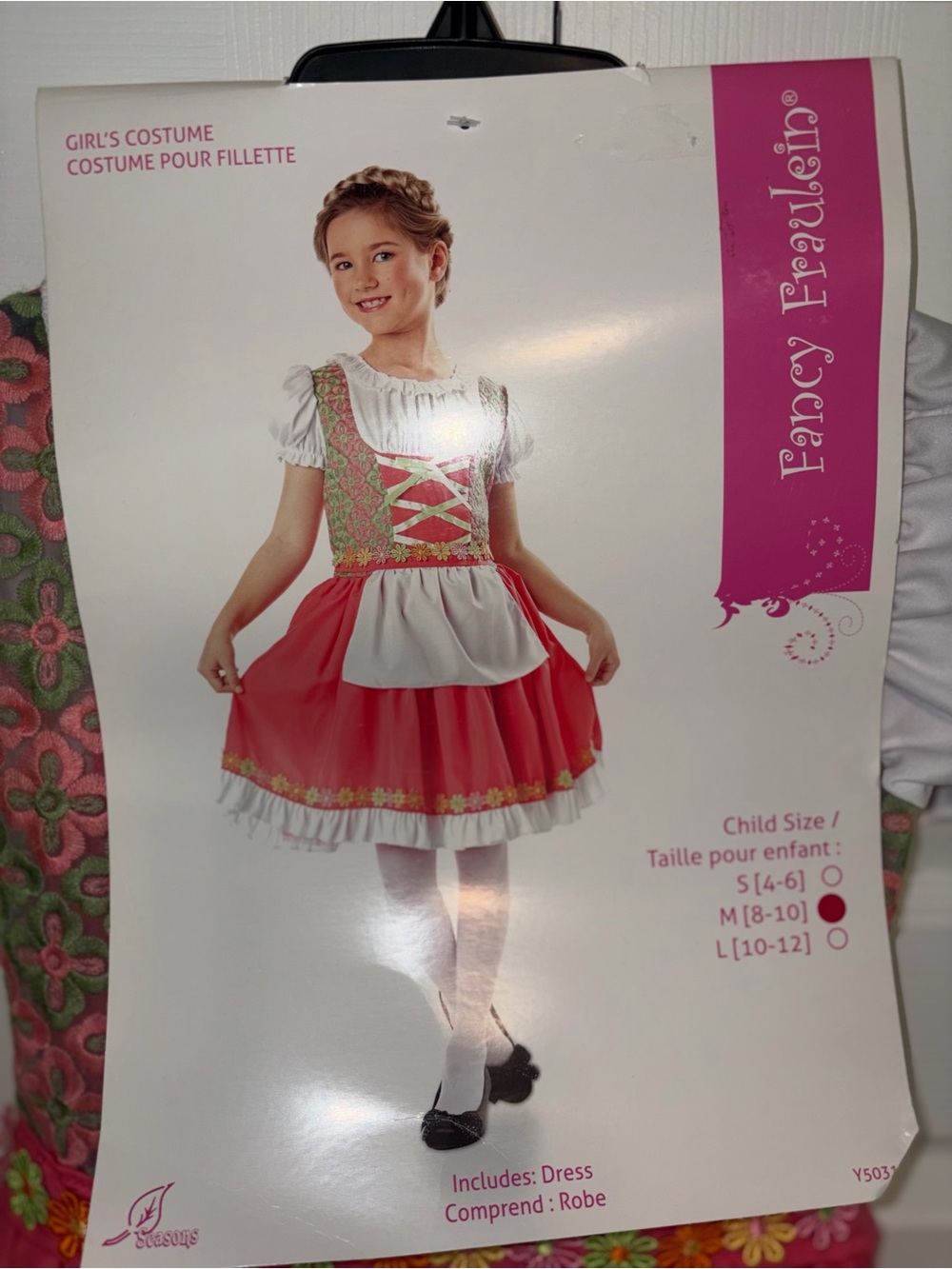 NEW Oktoberfest German-style Dirndl costume girl size 8-10